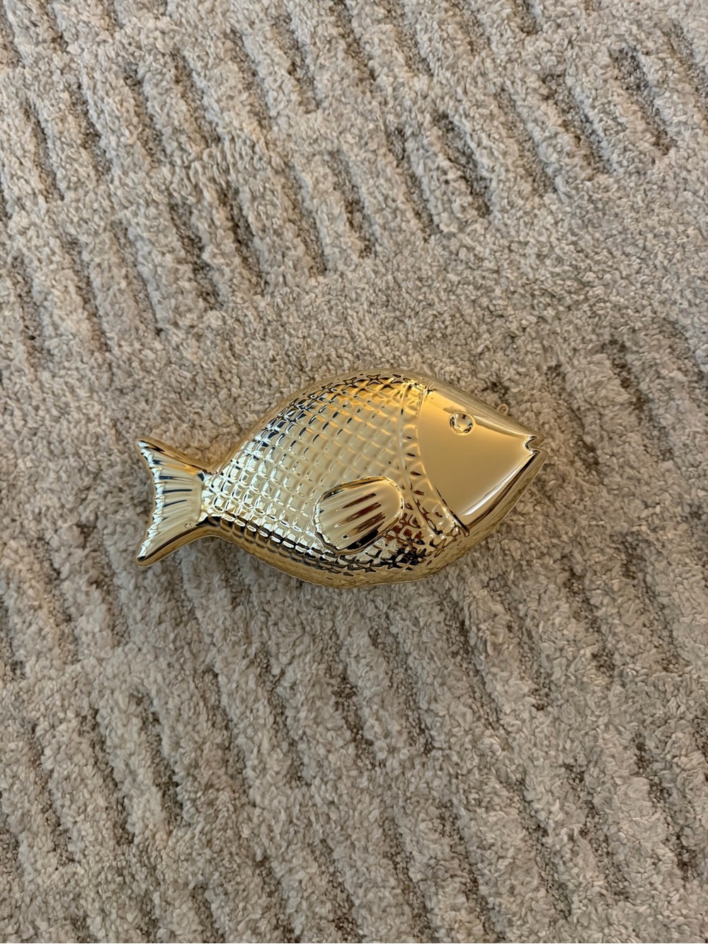 Gold Fish-Shaped Purse